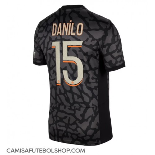 Camisa de time de futebol Paris Saint-Germain Danilo Pereira #15 Replicas 3º Equipamento 2023-24 Manga Curta